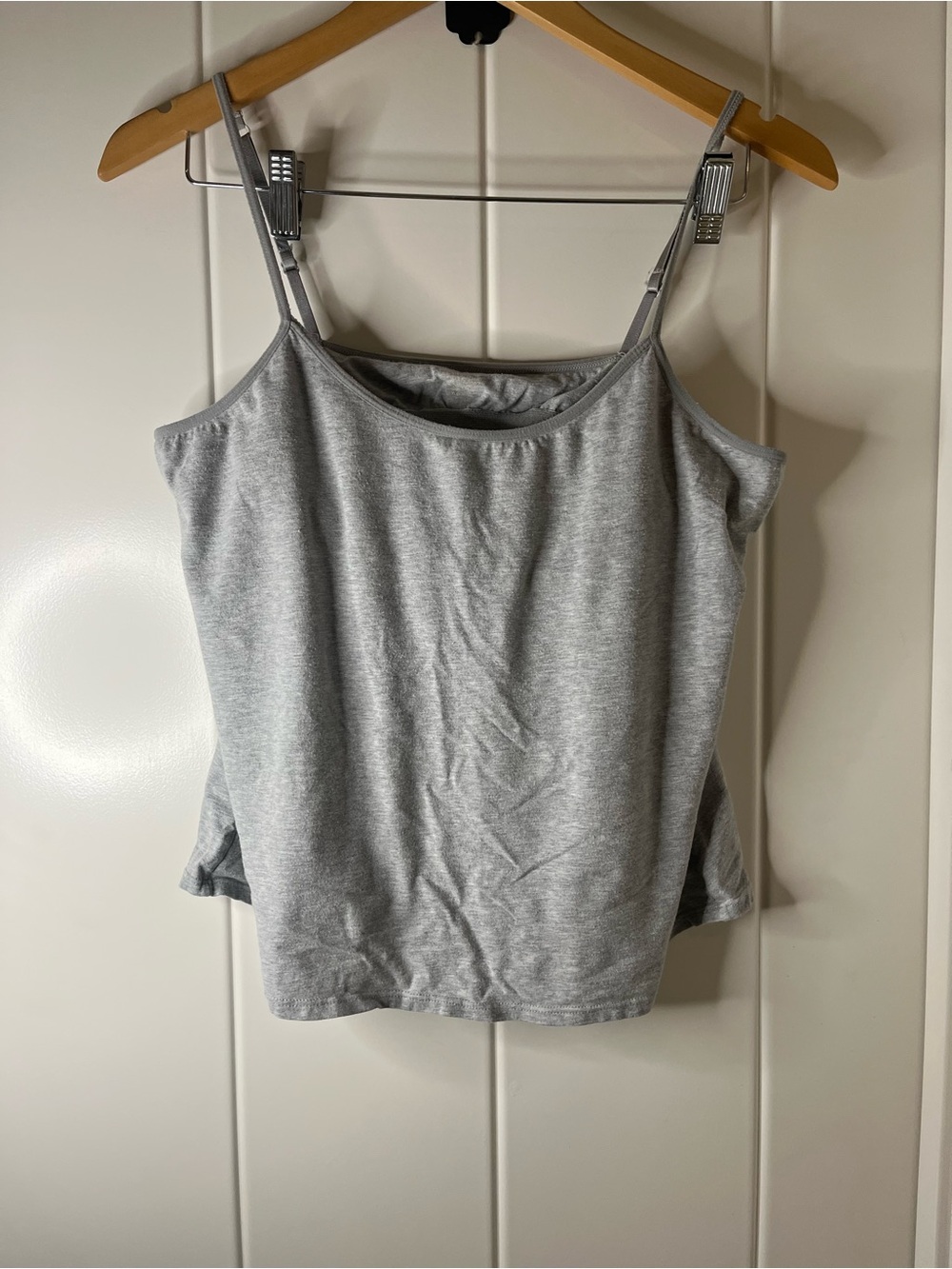 GAP Gray Spaghetti Strap Tank Top